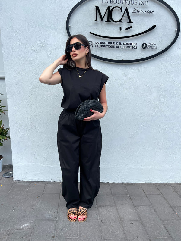 PANTALONE COMFY NERO