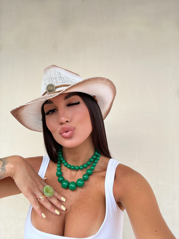 ANELLO PERLA VERDE