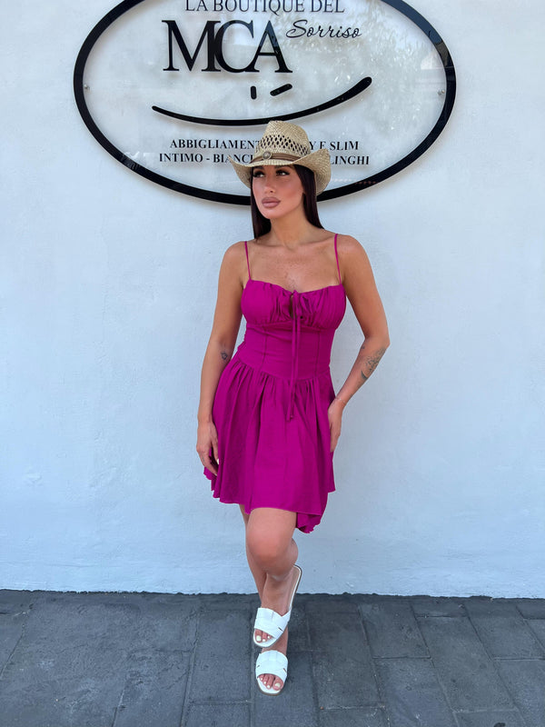 DRESS MAVI MAGENTA