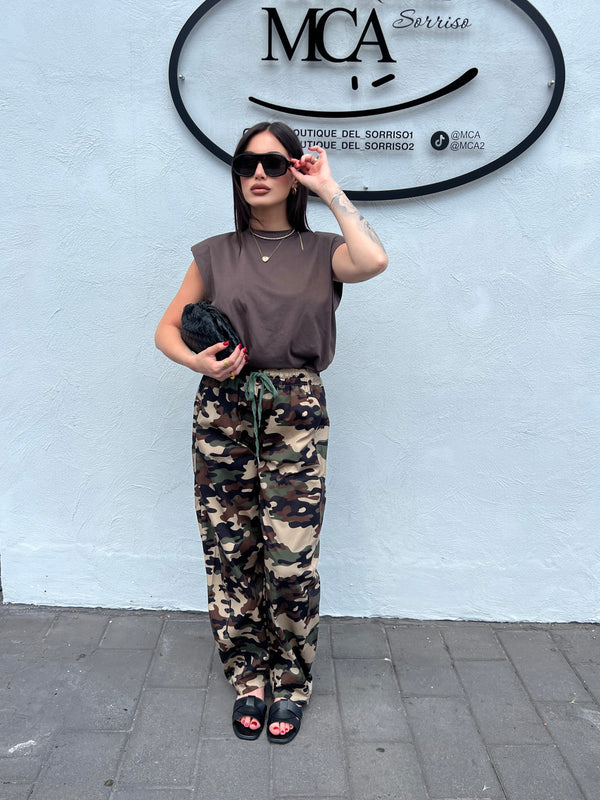 PANTALONE COMFY MILITARE